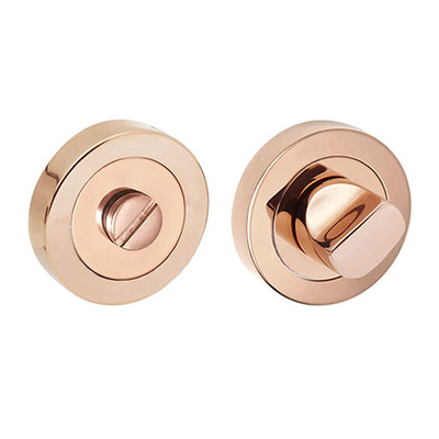 Access Hardware Novas Collection Bathroom Turn & Release, Polished Copper - B9010PCU POLISHED COPPER