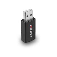 Image of Lindy USB 2.0 Type A to A Data Blocker with Battery Charging 1.2