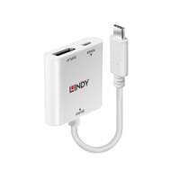 Image of Lindy USB Type C to DisplayPort Converter with Power Delivery