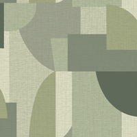 Image of Ceruti Geometric Wallpaper Green Belgravia 1422