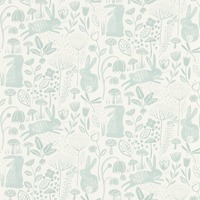 Harlequin Into The Meadow Wallpaper Duck Egg HLTF112631