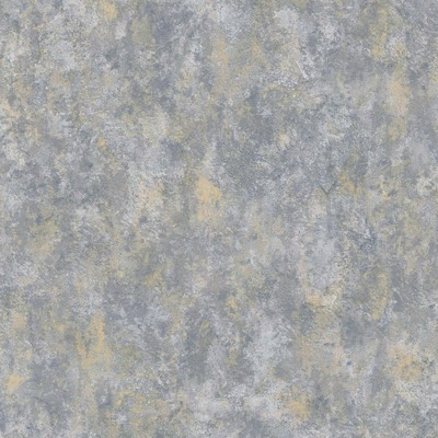 Luxe Collection Concrete Heavyweight Vinyl Wallpaper Steel Blue / Gold World of Wallpaper WOW094
