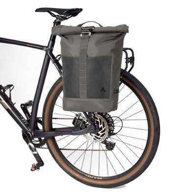 Altura Cycling Grid Morph Cycling Pannier Backpack | 20 L | Smoke | Polyester | Reflective Technology | A Versatile Two In One Backpack | Altura | Altura