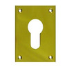 Image of SOUBER TOOLS EE1 Front Fix Euro Escutcheon - Polished Brass