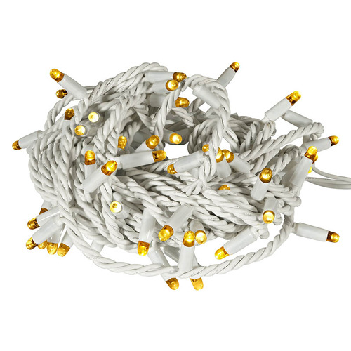 LED String Light Rubber Connectable Design in Warm White - 20m