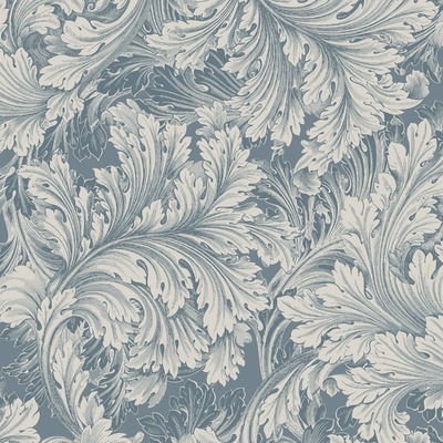 Rossetti Leaves Wallpaper Blue World of Wallpaper 203908
