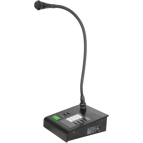 Paging Microphone with Call Station 4 Paging Zones