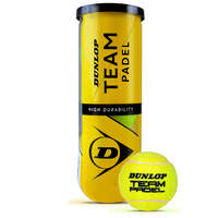 Dunlop Team Pressurised Padel Balls – Tube Of 3