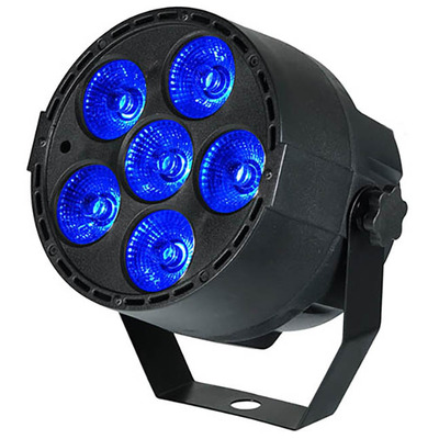 MicroPar Quad LED Par Can with 6 x 10W RGBW LEDs