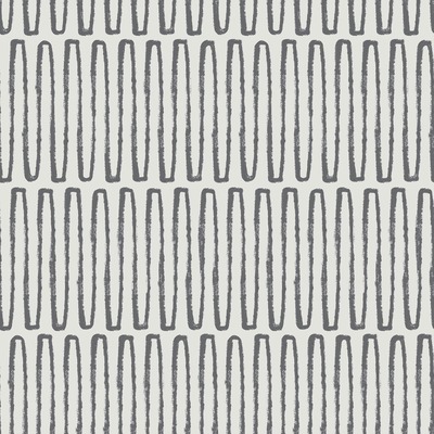 Lars Retro Wave Vinyl Wallpaper Charcoal Fine Decor FD26501
