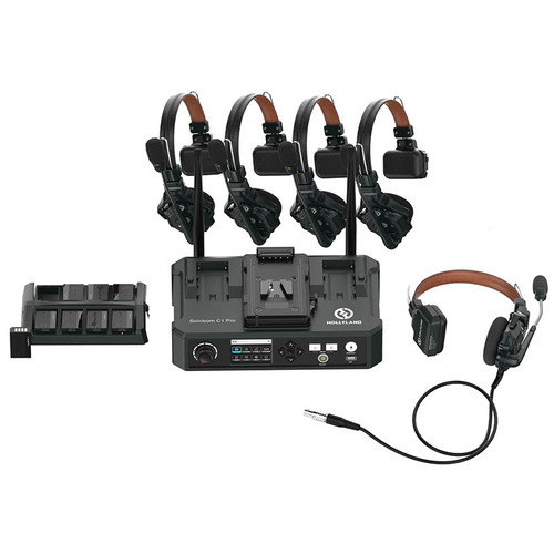 Hollyland Solidcom C1 Pro Wireless Intercom System - 4 Way