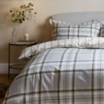 Student Bedding Set Twin Pack - Stripes &amp; Checks - Highland Check from The Big Little Duvet Company