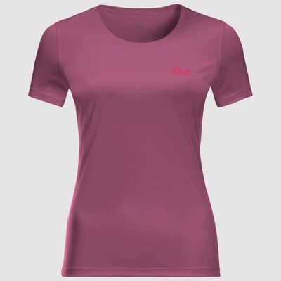Jack Wolfskin Womens Tech T-Shirt - Violet Quartz
