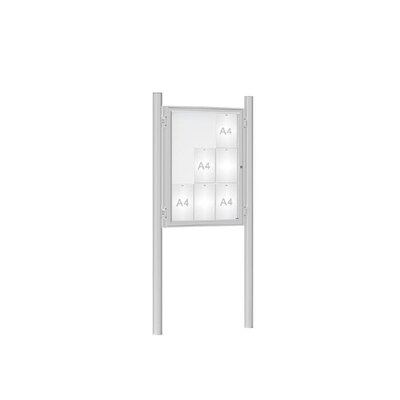 Premium Post Mounted Outdoor Noticeboard