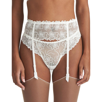 Marie Jo Jane Garter Belt - Natural - M - 12
