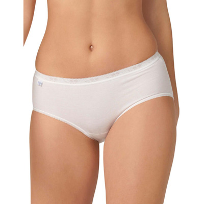 Sloggi Basic Midi Brief 3 Pack - White - S - 10
