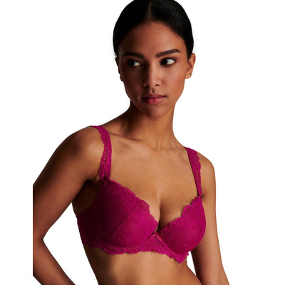 Aubade Danse Des Sens Moulded Plunge Bra - Pink Pulsion - 38B