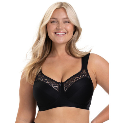 Miss Mary Of Sweden Breeze Non Wired Bra - Black - 36C
