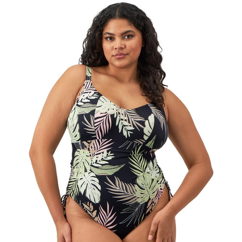 Elomi Tropical Retreat Non Wired Swimsuit - Black