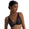 Aubade Gold Pleasure Plunge Bra - Black Light - 34B from Belle Lingerie