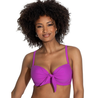 Pour Moi Rosa Cove Padded Convertible Bikini Top - Ultraviolet