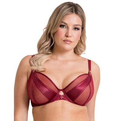 Scantilly by Curvy Kate Suspense Plunge Bra - Sangria