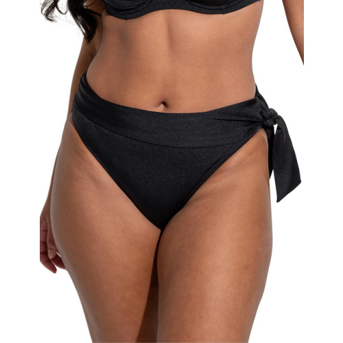Pour Moi St Kitts Fold Over Bikini Brief - Black
