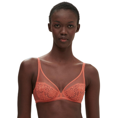 Simone Perele Amazone Plunge Full Cup Bra - Texas Pink - 36F