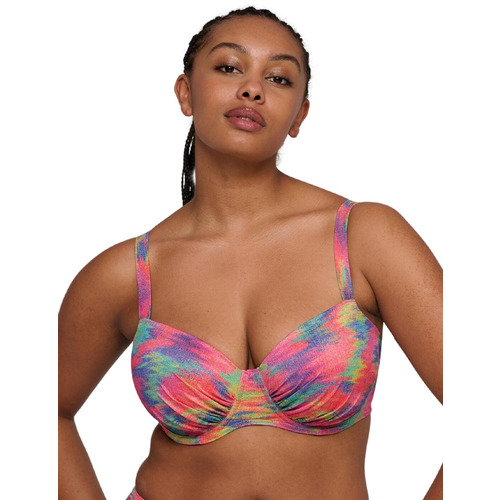 Prima Donna Swim Cairo Padded Balcony Bikini Top - Sunset Nile