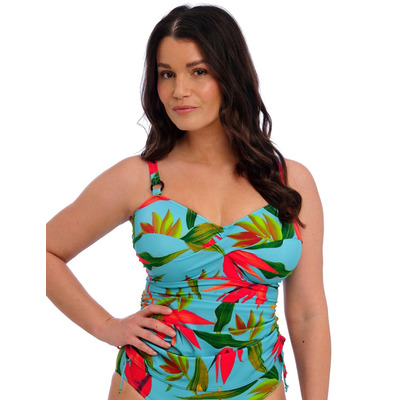 Fantasie Pichola Twist Front Tankini Top - Aqua - 32F
