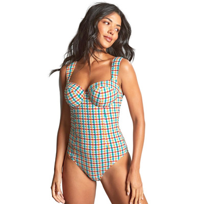 Panache Monica Balcony Swimsuit - Seersucker Multi