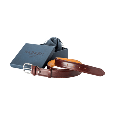 Plain Belt - Cherry Grain – Barker Shoes Ltd