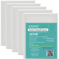 Exerz Stretched Canvas 5pk 15x20cm