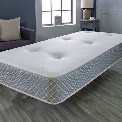 Starlight Beds™ 7.25" Deep Hand tufted Memory Foam with Hybrid Spring Grey Border Mattress - European Single – Starlight Beds™