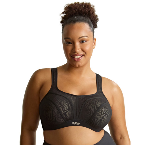 Sculptresse Activate Padded Sports Bra - Black/Chalk