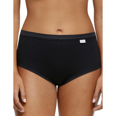 Chantelle Cotton Comfort High Waist Brief - Black