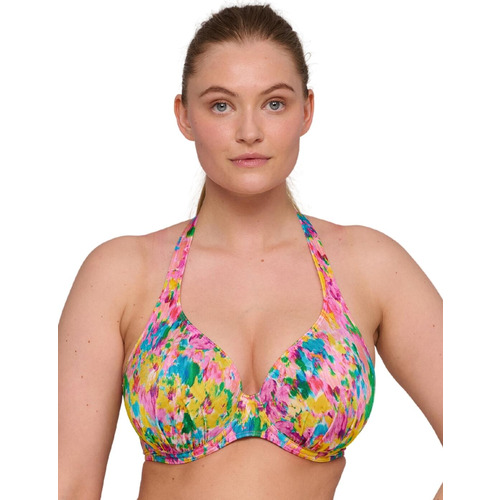 Prima Donna Swim Ubud Half Padded Plunge Bikini Top - Sun Glow