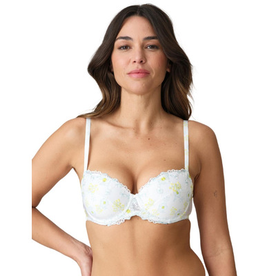 Marie Jo Chen Padded Balcony Bra - White Yacht