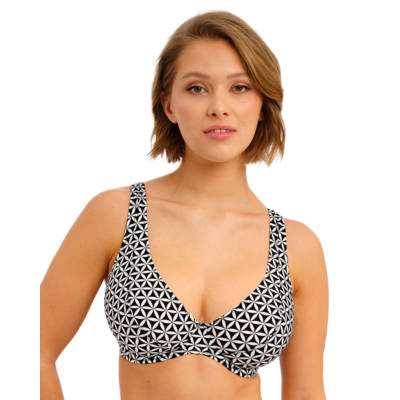 Freya Koh Tao Underwired High Apex Bikini Top - Black