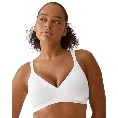 Naturana Maternity Non Padded Non Wired Nursing Bra - White