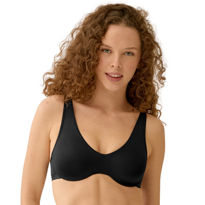 Naturana The Thursday Underwired Non Padded Comfort Bra - Black