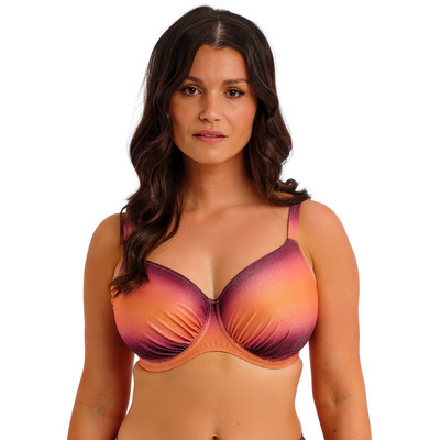 Fantasie Paros Coast Gathered Full Cup Bikini Top - Sunset Glow