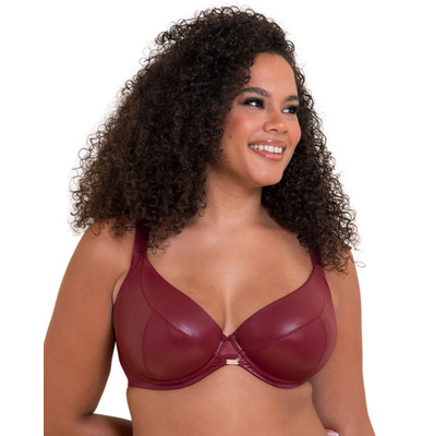 Curvy Kate Lush Full Plunge Bra - Oxblood
