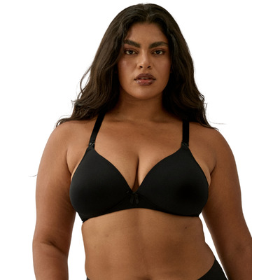 Naturana Everyday Nursing Bra - Black