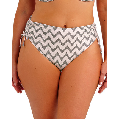 Fantasie Vanuatu High Waist Bikini Brief - Creme Noire