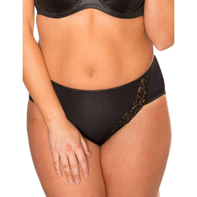 Pour Moi Body Comfort High Rise Brief - Black