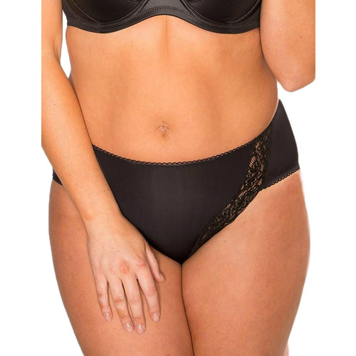Pour Moi Body Comfort High Rise Brief - Black