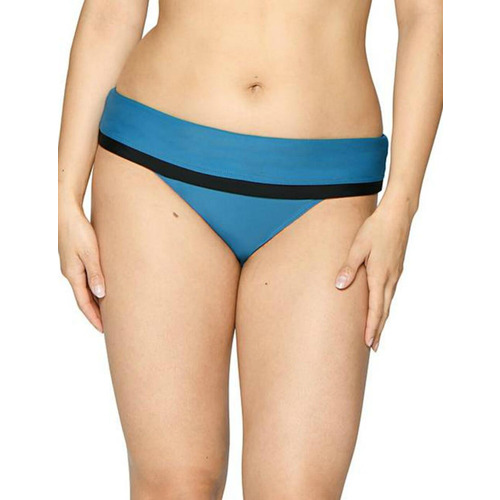 Curvy Kate Rock The Pool Fold Over Bikini Brief - Petrol