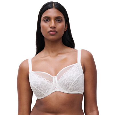 Chantelle Floral Touch Very Covering Bra - Milk