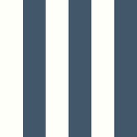Regency Stripe Wallpaper Navy Blue / White World of Wallpaper 1119